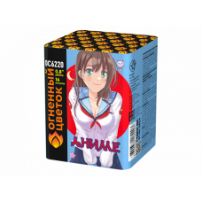 ОС6220 Батарея салютов Аниме (0,8"х16)